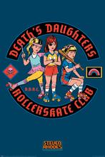Poster Steven Rhodes Deaths Daughters Rollerskate Club, Verzenden, Nieuw, A1 t/m A3