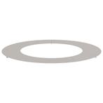 vidaXL geschikt voor platte boomring Bruin Ø50 / 80 cm, Tuin en Terras, Bloembakken en Plantenbakken, Verzenden, Nieuw, Metaal