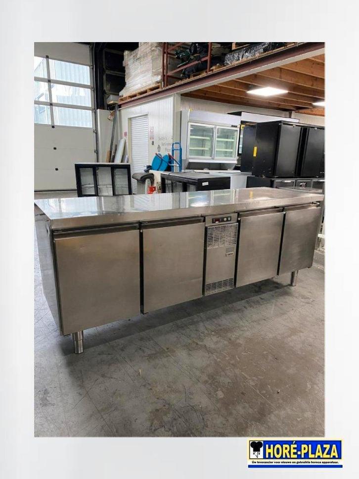 Horeca Koelwerkbank Zanussi | RVS | 225 cm breed (demo), Zakelijke goederen, Horeca | Keukenapparatuur, Gebruikt, Koelen en Vriezen