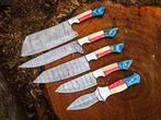 Kitchen knife - Chefs knife , Texas Style ,Natural wooden, Antiek en Kunst