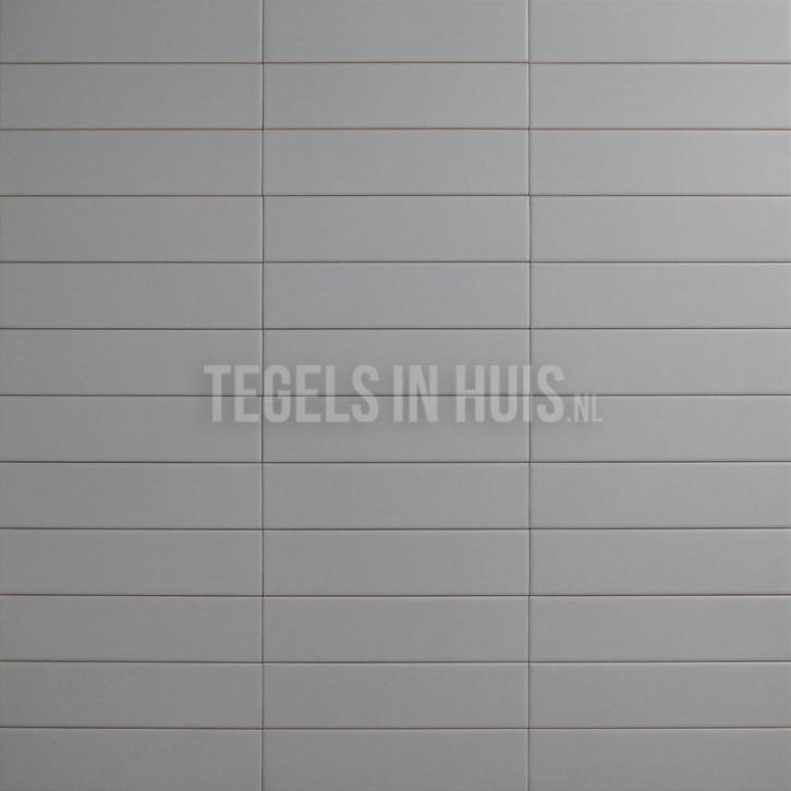 Wandtegel costa nova grijs mat 5x20 ideaal voor visgraat, Doe-het-zelf en Verbouw, Tegels, Wandtegels, Nieuw, 10 m² of meer, Keramiek