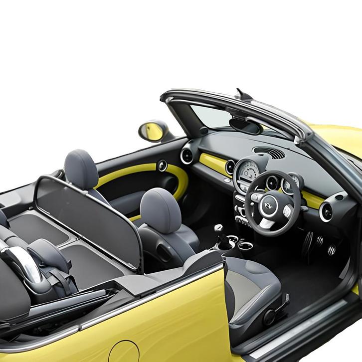 Mini Cooper Cabrio (2004-2008) Cabrio windscherm Zwart, Auto diversen, Overige Auto diversen, Ophalen of Verzenden