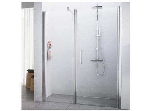 Veiling - Novellini draaideur met wand 126/132cm Giada chroo, Doe-het-zelf en Verbouw, Sanitair, Nieuw