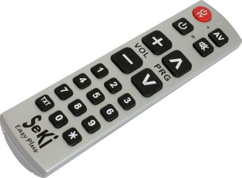 Seki easy plus grijs afstandsbediening vooraf ingesteld, Audio, Tv en Foto, Afstandsbedieningen, Origineel, Nieuw, Ophalen of Verzenden