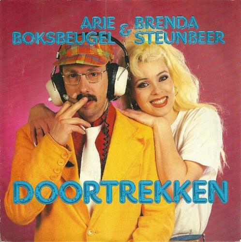Single - Arie Boksbeugel & Brenda Steunbeer - Doortrekken, Cd's en Dvd's, Vinyl | Overige Vinyl, Zo goed als nieuw, Verzenden