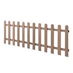 HKC Tuinhek voortuinhek 60x200 cm bruin, Tuin en Terras, Schuttingen, Verzenden, Nieuw