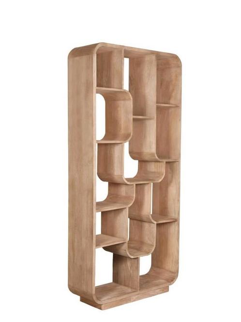 Boekenkast Brix Logan Almond – Organisch &amp; Stijlvol, Huis en Inrichting, Kasten | Boekenkasten, Ophalen