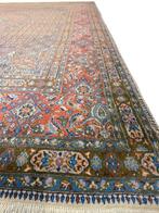 .Groot Perzisch Tapijt Moud 400x300 wollen vloerkleed iran, Blauw, 200 cm of meer, Ophalen of Verzenden, Zo goed als nieuw