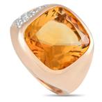 Ring - 18 karaat Geel goud, CASATO 18K geelgouden ring met, Nieuw