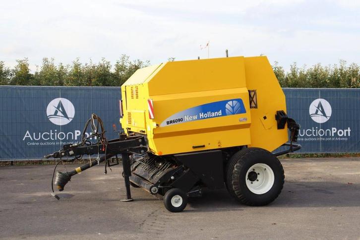 Veiling: Ronde Balenpers New Holland BR6090 2019, Zakelijke goederen, Agrarisch | Werktuigen, Akkerbouw, Oogstmachine, Ophalen