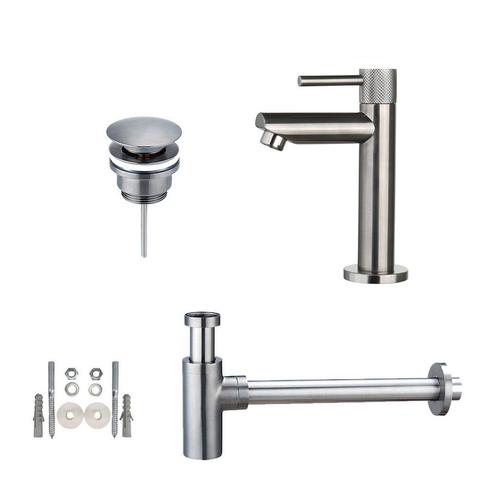 Sani Royal Toiletkraan set met afvoer en design, Doe-het-zelf en Verbouw, Sanitair
