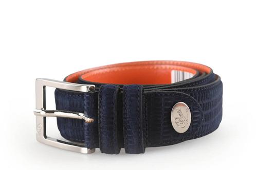 Maximetanghe Riem Blauw | 10% extra korting, Kleding | Heren, Riemen en Ceinturen, Overige kleuren, Zo goed als nieuw, Verzenden