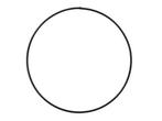 Metalen ring 30 cm zwart gelakt  ideaal voor workshops en, Ophalen of Verzenden, Nieuw