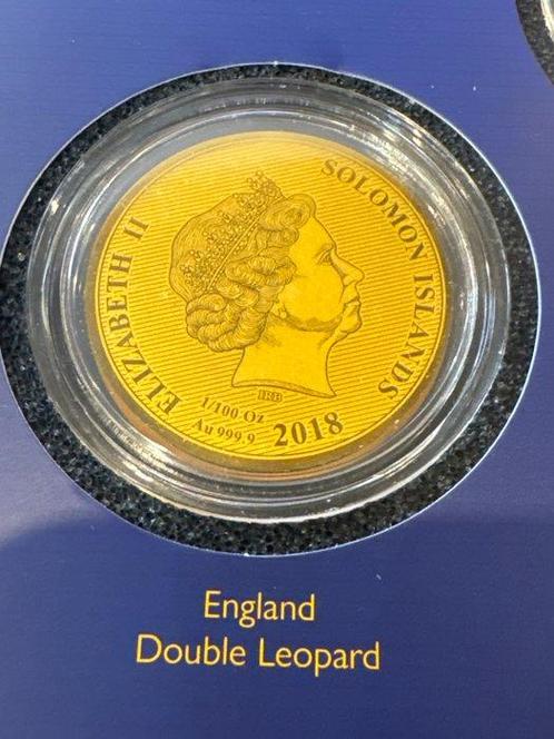 Salomonseilanden. 10 Dollars 2018 Double Leopard, 1/100 Oz, Postzegels en Munten, Munten | Europa | Niet-Euromunten