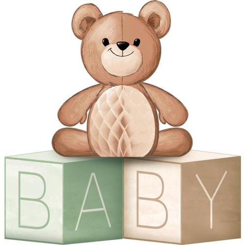 Tafeldecoratie Teddy Beer Baby 30,5cm, Hobby en Vrije tijd, Feestartikelen, Nieuw, Verzenden