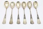 Lepel (6) - .833 zilver - 6 of lepels, Antiek en Kunst, Antiek | Goud en Zilver