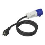 ProPlus Verloopkabel - 150 cm - Schuko naar CEE - 3 x 2,5..., Ophalen of Verzenden, Nieuw