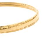 Gouden armbanden set | Ø 66 mm (subtiele armband), Goud, Gebruikt, Ophalen of Verzenden, Overige kleuren