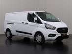Ford Transit Custom 2.0TDCi 130PK Lang | Multimedia | 3-Zits, Stof, Gebruikt, Wit, Overige kleuren