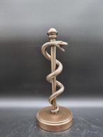 Beeld, Large Rod of Asclepius Pharmacists Statue - 28 cm -, Antiek en Kunst