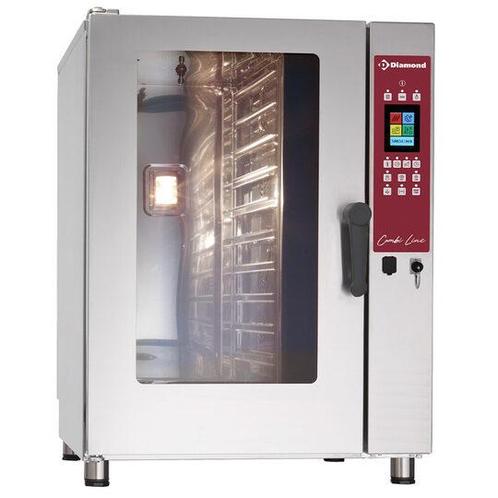Touch screen elektrische oven stoom-convectie, 10x gn 1/1 -, Zakelijke goederen, Horeca | Overige, Verzenden