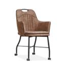 Eetkamerstoel Floria - Eetkamerstoelen - Cognac