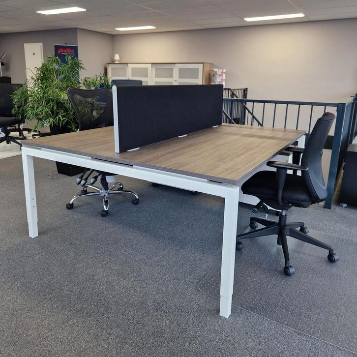 Duo bureau Arca Bench incl. ladenblokken en scheidingswand, Huis en Inrichting, Bureaus, Bureau, Nieuw
