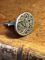 Europese Zilver Heraldieke zegelmatrijs - 2.8 cm, Antiek en Kunst