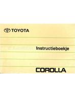 1992 TOYOTA COROLLA INSTRUCTIEBOEKJE NEDERLANDS, Auto diversen, Handleidingen en Instructieboekjes