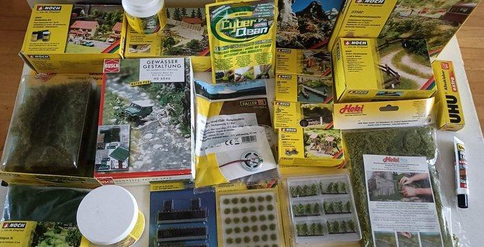 Noch, Heki, Busch, Faller, UHU H0 - 23102, 60882, 60920,, Hobby en Vrije tijd, Modeltreinen | H0