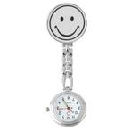 Fako® - Verpleegstershorloge - Smiley - Wit, Verzenden, Nieuw