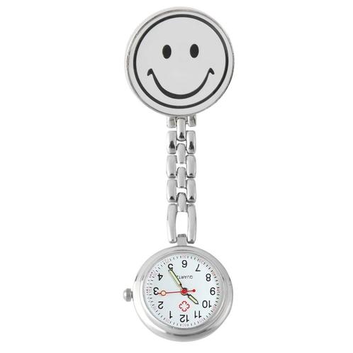 Fako® - Verpleegstershorloge - Smiley - Wit, Sieraden, Tassen en Uiterlijk, Horloges | Dames, Verzenden