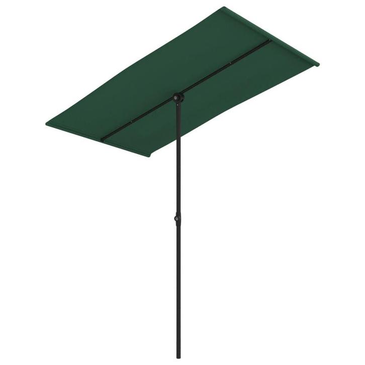 Tuinparasol groen 180x110 | retourdeal 42% korting, Tuin en Terras, Parasols, 1 tot 2 meter, Verstelbaar, Nieuw, Stokparasol, Ophalen of Verzenden
