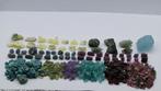 Prachtige natuurlijke robijn, druiventopaz, smaragd,, Verzamelen, Mineralen en Fossielen