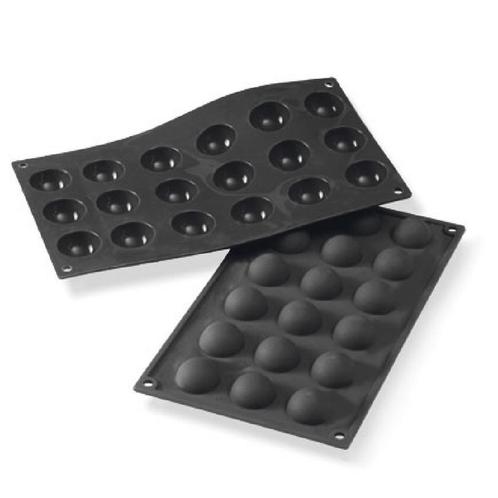 Martellato Siliconen Vorm Halve Bol Ø35x17,5mm (18) 29x17cm, Hobby en Vrije tijd, Taarten en Cupcakes maken, Nieuw, Verzenden