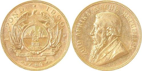 Suedafrika 1 Pond 1900 Suedafrica goud fast praegefrisch..., Postzegels en Munten, Munten en Bankbiljetten | Toebehoren, Verzenden