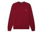 Fred Perry - Classic Merino Crew Neck Jumper - S, Nieuw