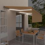 vidaXL Luifel handmatig uittrekbaar met rolgordijn LED 6x3 m, Tuin en Terras, Verzenden, Nieuw