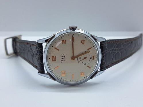 Teseo - Calatrava - Zonder Minimumprijs - Unisex - 1950-1959, Sieraden, Tassen en Uiterlijk, Horloges | Heren