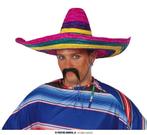Mexicaanse Sombrero Multikleur (50cm), Hobby en Vrije tijd, Feestartikelen, Ophalen of Verzenden, Nieuw