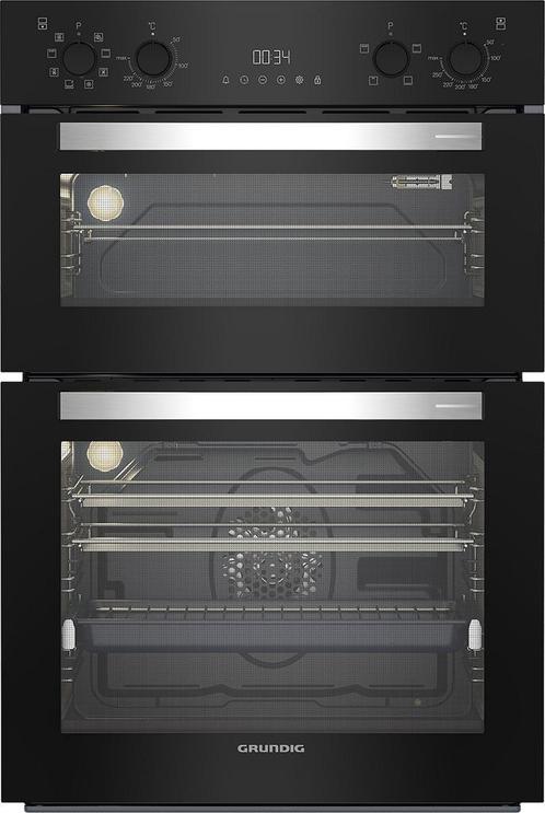 Grundig GEDM22300 Dubbele inbouw oven 90cm katalytische, Witgoed en Apparatuur, Ovens, Vrijstaand, Hete lucht, Nieuw, Oven met grill