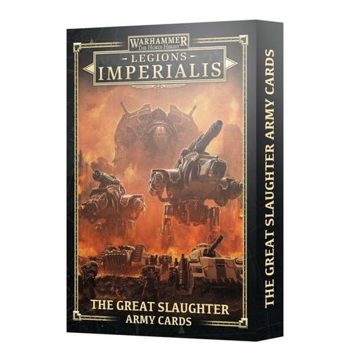 Legions Imperialis the great slaughter army cards (Warhammer, Hobby en Vrije tijd, Wargaming, Nieuw, Ophalen of Verzenden