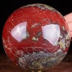 Dragon Blood Jasper Sphere - Zeldzaam mineraal - Eerste