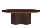 Ovale Eettafel Sevilla – Donkerbruin | 220 cm, Ophalen, Nieuw