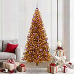 vidaXL Kerstboom met 300 LED met standaard Goud 210 cm PET, Verzenden, Nieuw