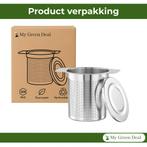 RVS Theezeef met Deksel – Thee Infuser, Huis en Inrichting, Verzenden, Nieuw