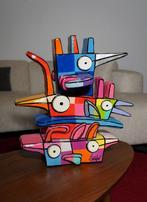 Jacqueline Schäfer - Beeld, Totem Silver XXL - 50 cm - resin, Antiek en Kunst