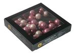 Kerstballen van glas wild blossom - 20/25/30mm 6 bundels, Ophalen of Verzenden, Nieuw