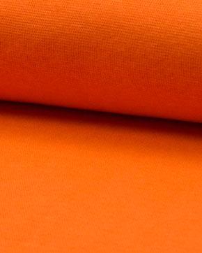 Fijngebreide Boordstof Oranje, Hobby en Vrije tijd, Stoffen en Lappen, Oranje, Nieuw
