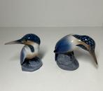 Beeldje - Set of 2 Porcelain Kingfishers Bing & Grøndahl, Antiek en Kunst